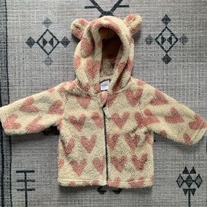 Hanna Andersson Baby Marshmallow Fleece Jacket, 6-12 months